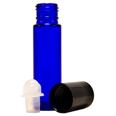 5ml Violet Glass Roll-on Bottle with Black Cap